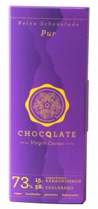 Virgin Cacao Chocolade - Pur Chocqlate 